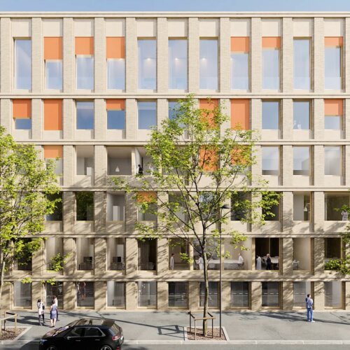 TRS_Vue 02_façade ouest frontal